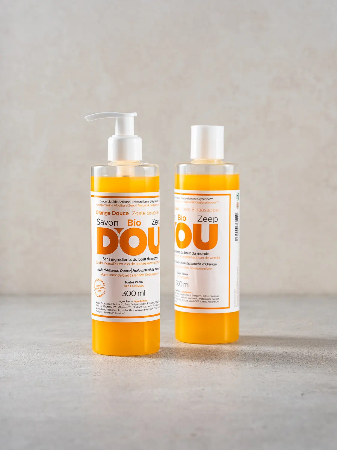 Savon D'où liquide - Orange Douce - Bio (Orange Douce 300ml disctop)