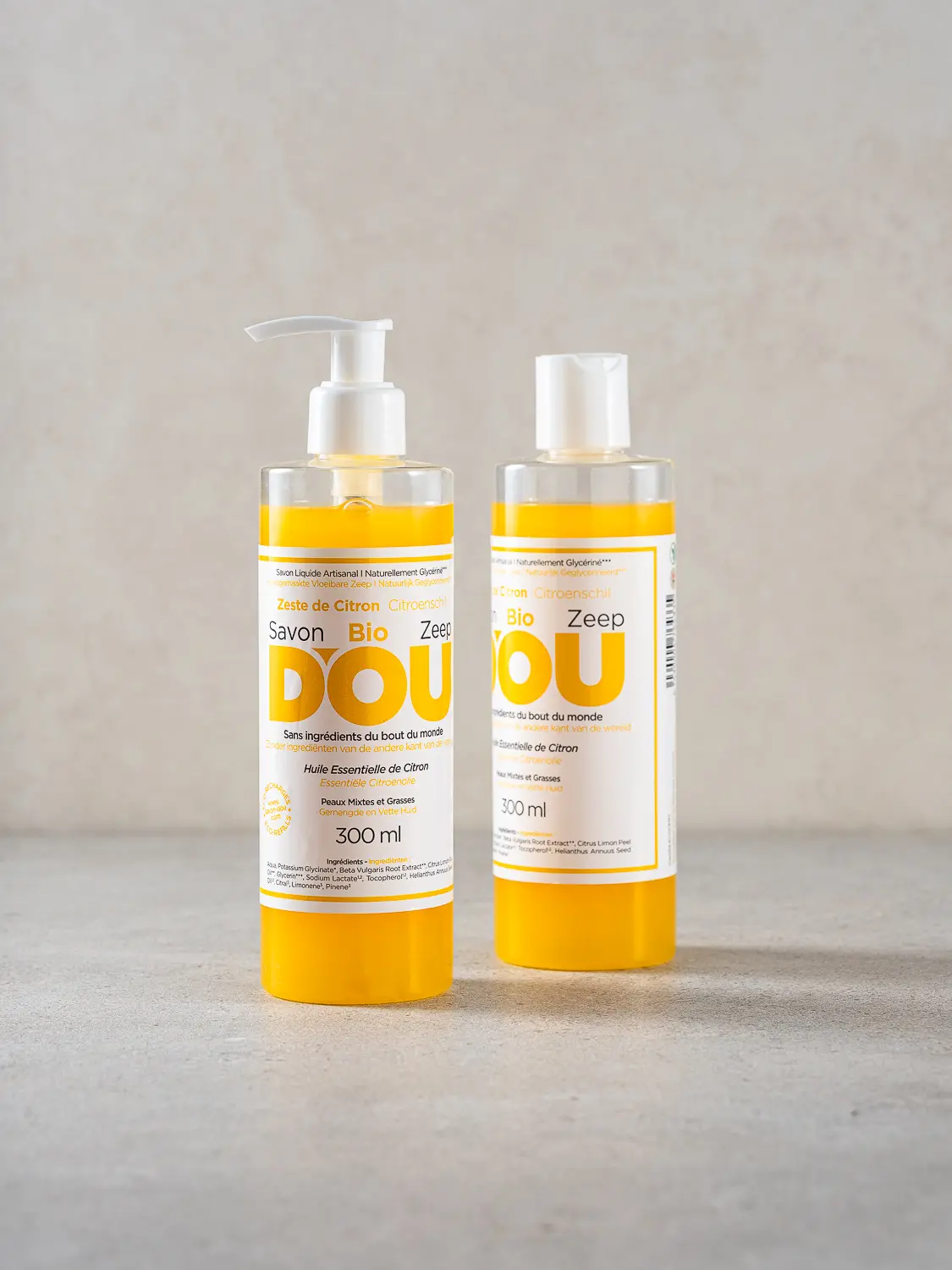 Savon D'où liquide - Zeste de Citron - Bio (Zeste de Citron 300ml disctop)