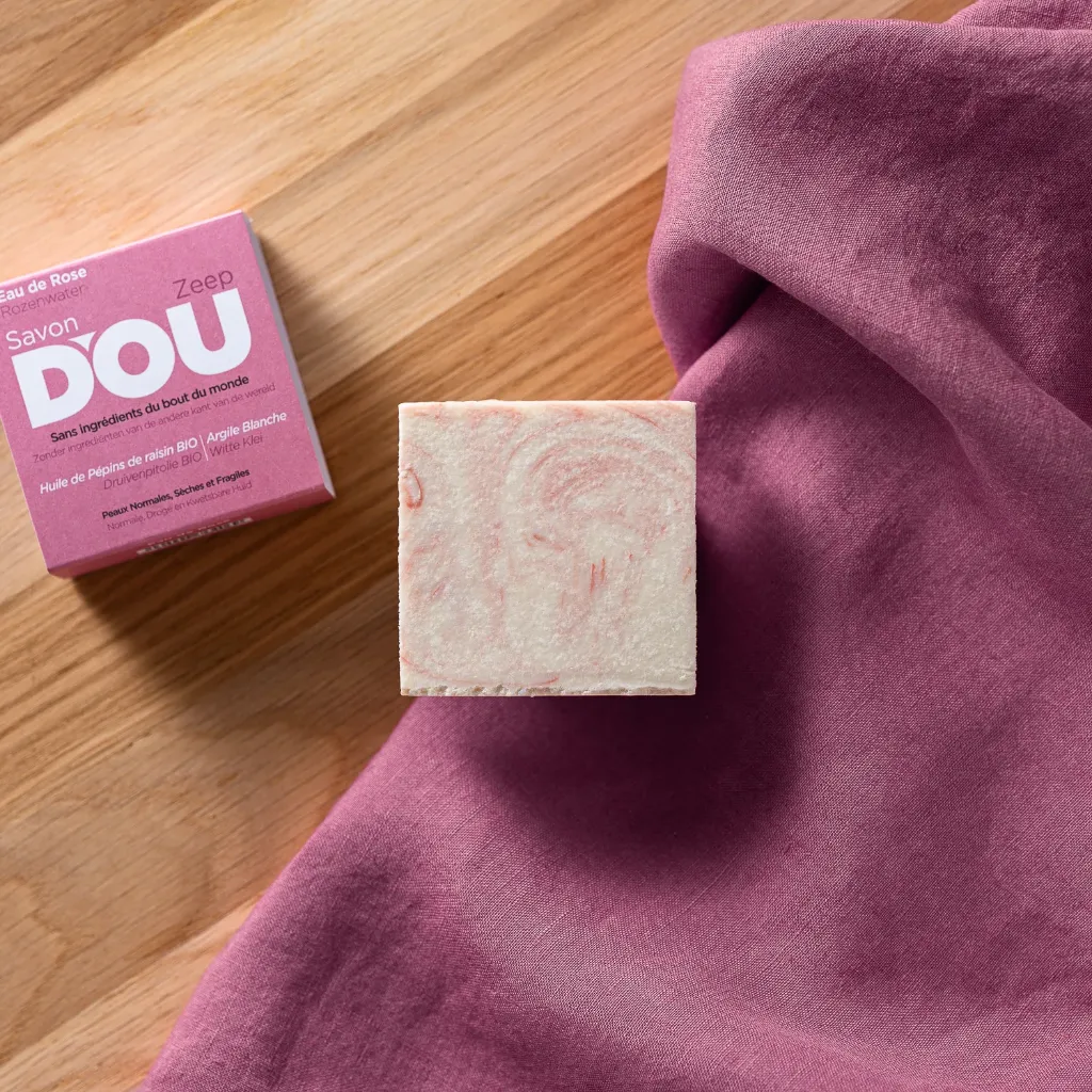 Savon D'où - Eau de Rose (Carré classique 100g)