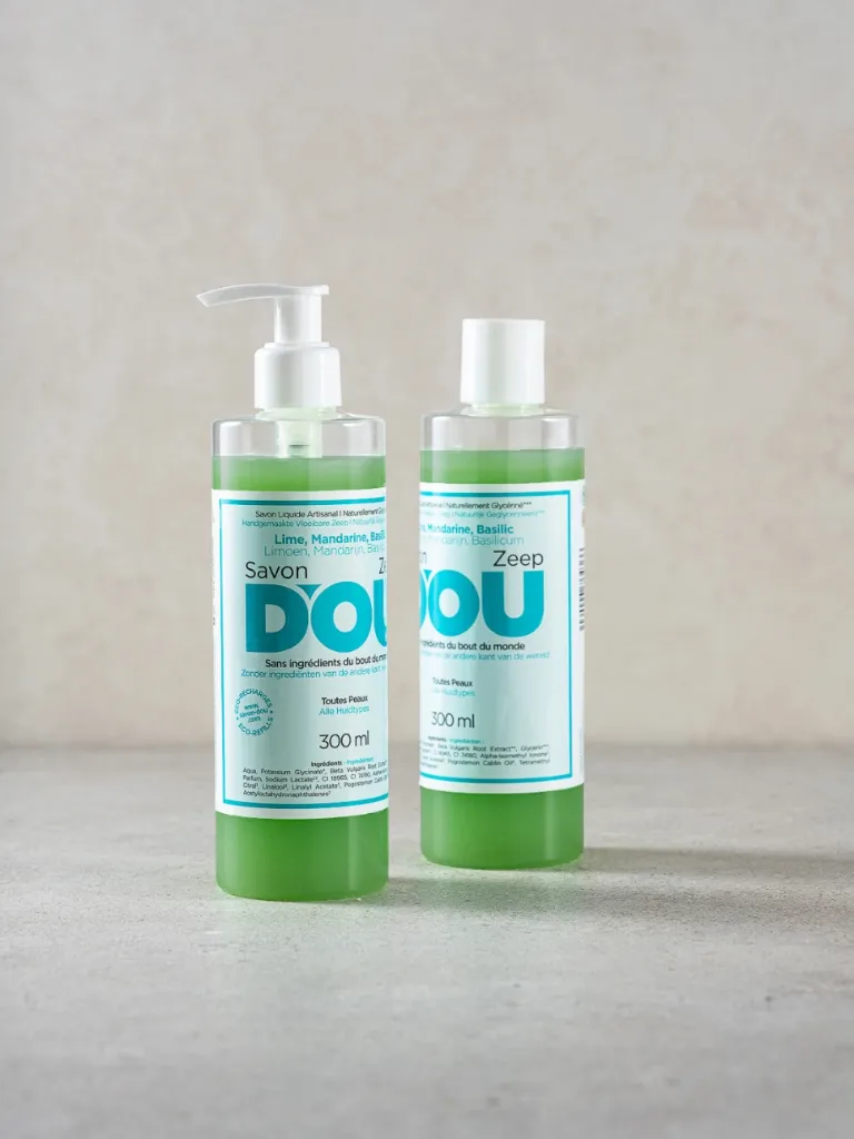 Savon D'où liquide - Lime, Mandarine, Basilic (Lime, Mandarine, Basilic 300ml disctop)