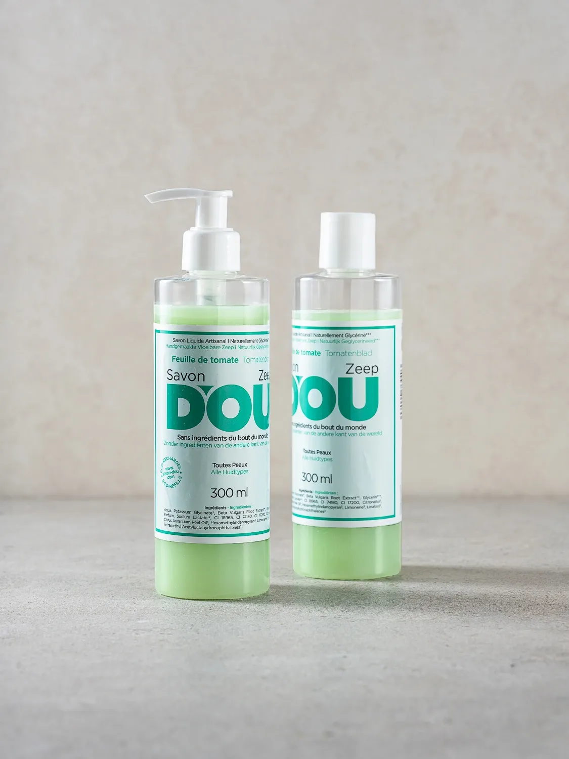 Savon D'où liquid soap - Tomato Leaf (Feuille de Tomate 300ml disctop)